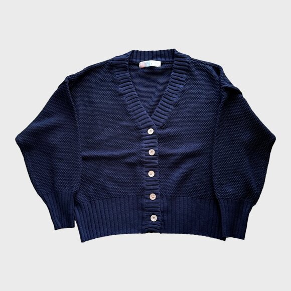 FREE PEOPLE Hailee Cardi Set | Navy - Picture 9 of 13